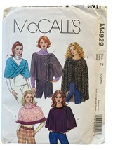 McCalls M4929 Misses Capes Sewing Pattern Size Z (L/XL) - £7.27 GBP