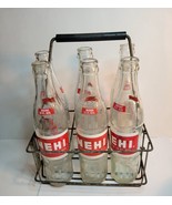 Nehi Pop Bottle Caddy with 6 10 oz Nehi bottles - £74.39 GBP