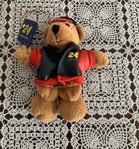 Nascar 24 Jeff Gordo 6 In Plush Teddy Bear Ornament Stuffed Toy Leather ... - $10.99