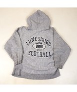Vintage 80s Lunenburg MA High School Football 1986 Hoodie Size Medium Di... - $79.19