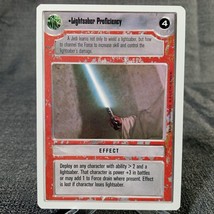 Lightsaber Proficiency - Premiere - Star Wars CCG Customizeable Card Game - £3.39 GBP