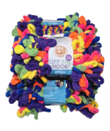 3 Pack Lion Brand Yarns Off The Hook Magic Peace Sign 3.3oz Jumbo Purple... - $35.69 CAD