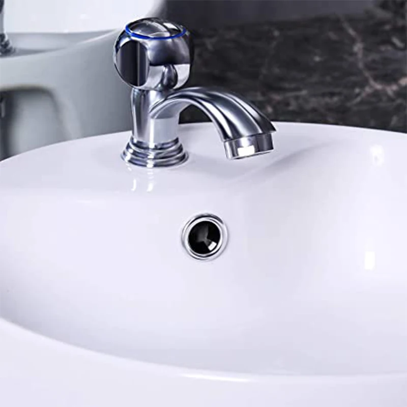 House Home Kitchen Insert Chrome Hole Cover Cap Bathroom Basin Trim Bath Sink Ho - £19.98 GBP