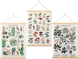 Rustic Botanical Hanging Posters For Bedroom Room Aesthetic Decors Frames, - £25.51 GBP