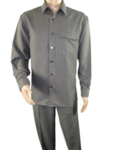 Mens INSERCH 2pc Walking Leisure Suit Shirt Pants Set Long Sleeves SE002... - £79.92 GBP