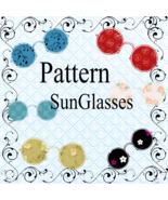 Pattern SunGlasses-Digital ClipArt-Art Clip-Gift Tag-Flowers-Notebook-Sc... - £0.98 GBP