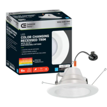 Commercial Electric 6&quot;LED Color Changing Recessed Trim Light 30-1 Customizable - £14.82 GBP