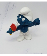 POPSICLE SMURF - 20053 - SMURFS VINTAGE SCHLEICH PEYO 2&quot; PVC FIGURE - $4.94