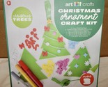 Art 101 Crafts Ornament Craft Kit 3 ea Make Your Own Christmas Trees NIB... - $7.39