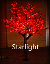 6ft Red 864pcs LEDs Cherry Blossom Christmas Tree Home Night Light Water... - $439.00