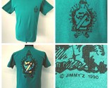 Vintage Jimmy Z Native Nation T Shirt Mens size L Green dated 1990 Graph... - $29.95