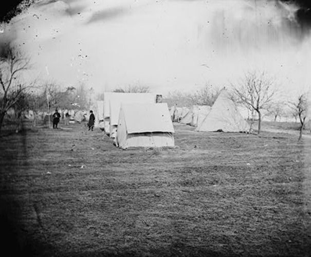 Primary image for Union Army Balloon Corps Camp Falmouth Va 1863 New 8x10 US Civil War Photo