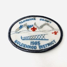 Vintage BSA Boy Scouts of America Patch Goldenrod District 1985 Klondike... - $9.47