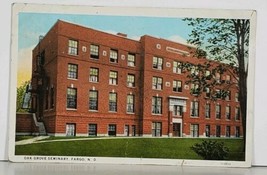Fargo ND Oak Grove Seminary 1920s Postcard J19 - £4.64 GBP