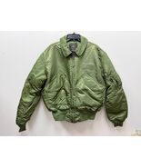 NEW ALPHA INDUSTRIES MA-1 FLIGHT MENS JACKET NYLON SAGE GREEN - SIZE XL - $150.00