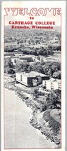 Carthage College Kenosha Wisconsin Brochure 1980&#39;s - $29.68