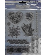 A5 Floral Clear Stamp Set. Stamping Cardmaking Scrapbooking Crafts - $14.52 CAD