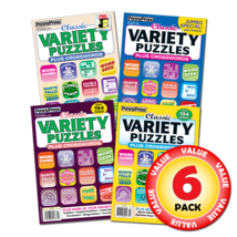 Penny Dell Classic Variety Puzzles PLUS Crosswords 6-issue Pack - £20.41 GBP