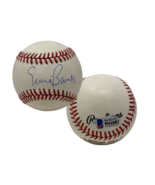Ernie Banks Autographed Chicago Cubs Official MLB Baseball Beckett - £162.12 GBP
