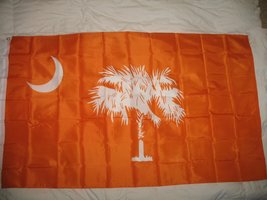 3X5 State Of South Carolina Orange State Flag 3&#39;X5&#39; Brass Grommets - £3.91 GBP