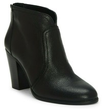 Vince Camuto Fralina Leather Block Heel Booties, Multiple Sizes Black VC... - £79.89 GBP+