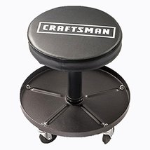 Craftsman Adjustable Pneumatic Mechanics Swivel Seat (Black) - £63.94 GBP