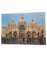 Postcard St Mark&#39;s Church Venice Italy Chrome Unposted - $6.23