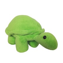 Manhattan Toy Company Green Turtle Reptile Plush Stuffed Animal 2016 8.5&quot; - £16.30 GBP