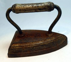 Cast Iron Sad Iron Flat Press #5 - C - 5 pound Colebrookdale - $36.70