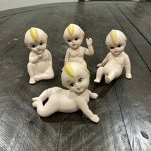 Vintage Bisque Kewpie Doll Piano Babies - Lot of 4 Cutie Babies - $29.69