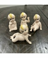 Vintage Bisque Kewpie Doll Piano Babies - Lot of 4 Cutie Babies - $29.69