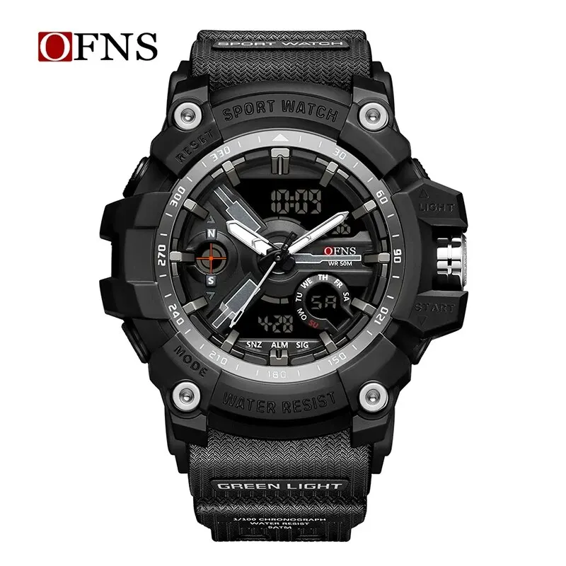 Top Brand G Style Digital Mens Military Watch 50M Waterproof Watch Dual ... - £46.33 GBP