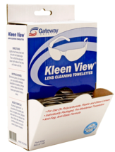 100 - pc. Kleen View Lens Cleaning Towelettes - $19.55