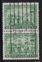 Stamps Newfoundland Canada #213 2 Cent Green Sir Humphrey Gilbert Vertic... - $4.12 CAD