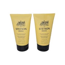 2 Pack Stetson Original Deep Moisture Cream For Face &amp; Beard 5 Fl Oz New - $14.83