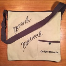 1978 Epic Records Network Nightwork LP Heavy Canvas Zippered Record Bag - $28.04