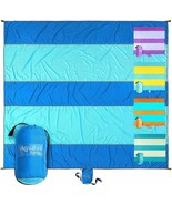 Aquatus Beach Blanket Sandproof Extra Large Oversized 10ft by 9ft, Riptide  - £33.66 GBP