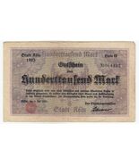 Alemania, 100000 Marca, 1923 , Koln XF - $29.45