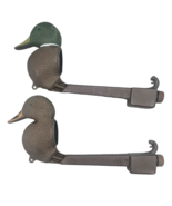 Hunters Specialty Duck Decoys 2 Mallard Ducks Drake Hen Male Female Lite... - $20.29