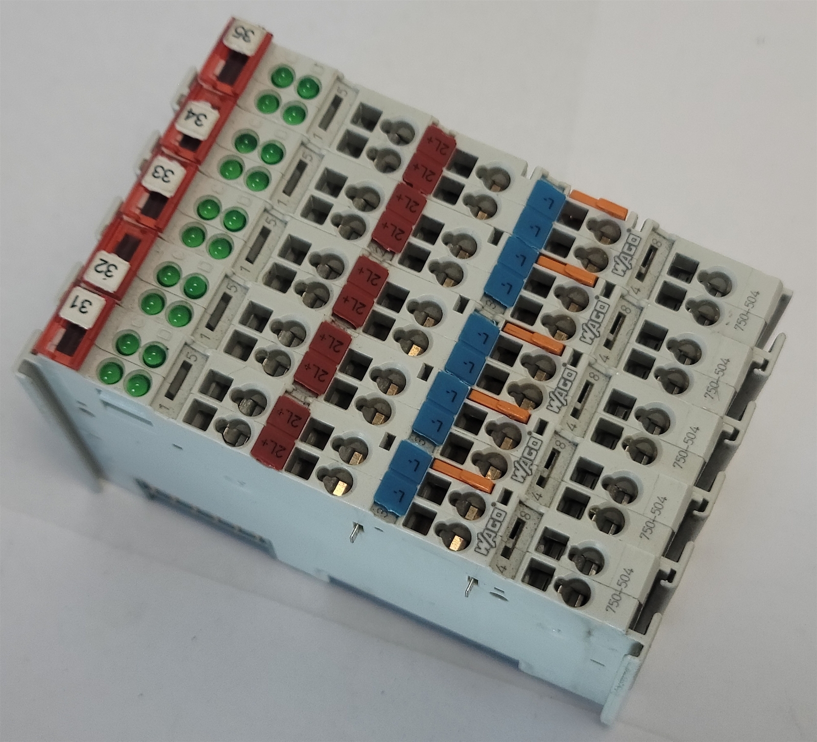 Lot of 5 Wago 750-504 4-Channel Digital Output Modules - $19.57