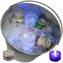 12 Purple LED Ice Bucket Tub Submersible Light Tailgate Super Bowl Party... - £18.86 GBP