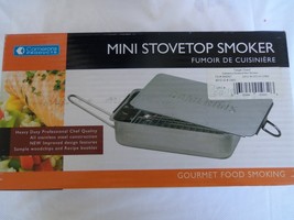 Cameron Mini Stovetop Smoker Indoor/Outdoor Stainless Steel Heavy Duty P... - $46.00