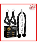 Durable 5-in-1 Gym Cable Attachments Set - Non-Slip Tricep Rope for Home... - $935.95 MXN