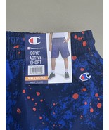 Champion Boys Active Short  Surf The Web XXL (18/20) Blue W/Red - $237.02 MXN