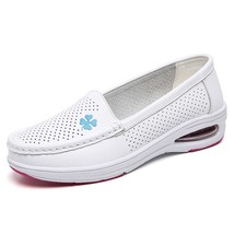 Flats For Women Loafers Casual Slip-On Nurse Shoes For Female Medical Shoes Non- - £22.97 GBP