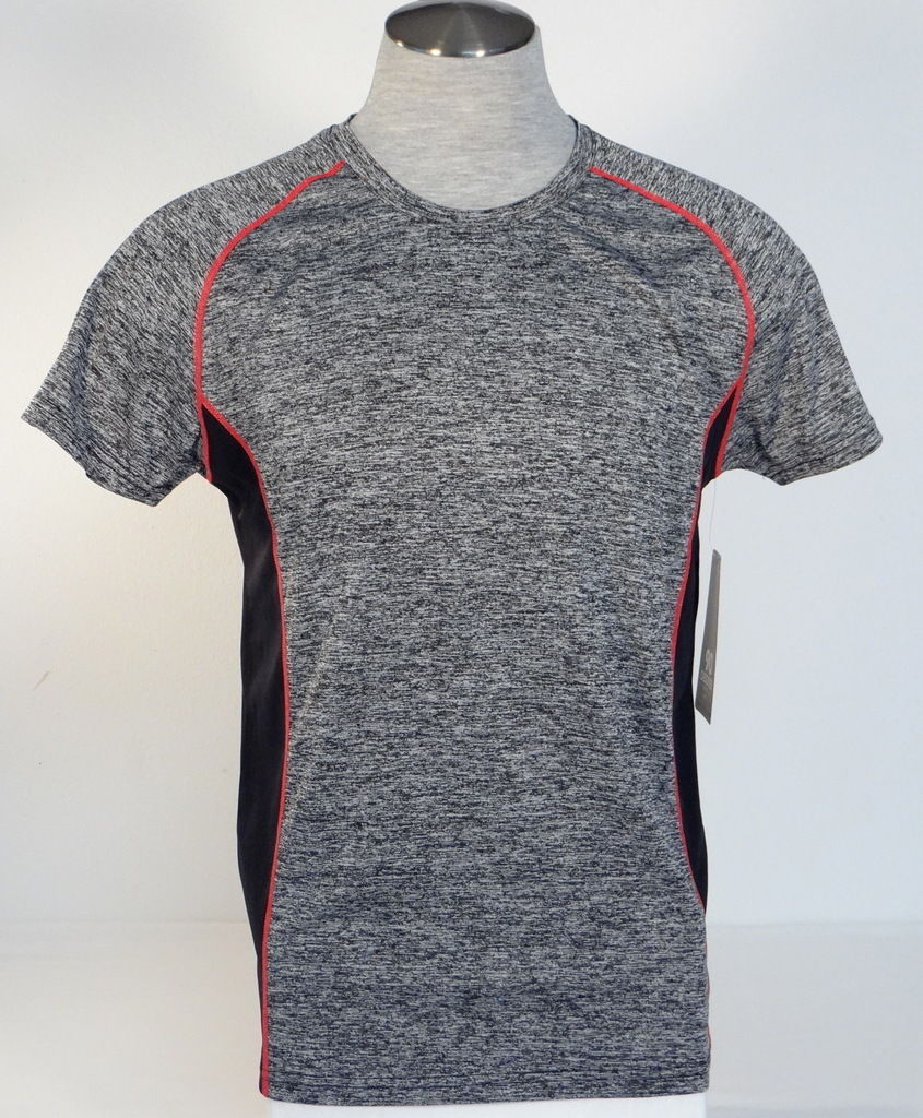 90 Degree By Reflex Cationic Charcoal Short Sleeve Athletic Shirt Men's NWT - $49.99