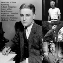 American Writers Speaking on CD F. Scott Fitzgerald JACK KEROUAC Henry Miller OP - £13.34 GBP