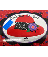 Paint The Town Red Lady Tea Pot NIB #13422 - $21.00