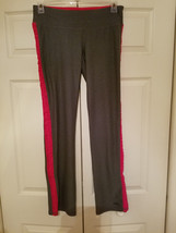 Champion Ladies Grey And Pink Athletic Yoga Ribbed Sides Pants Size M/M (NWOT) - £23.70 GBP