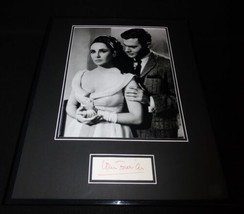 Louis Jourdan Signed Framed 16x20 Photo Display w/ Elizabeth Taylor The VIPs - £77.61 GBP